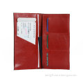 Top quality travel wallet cow leather passport wallet.